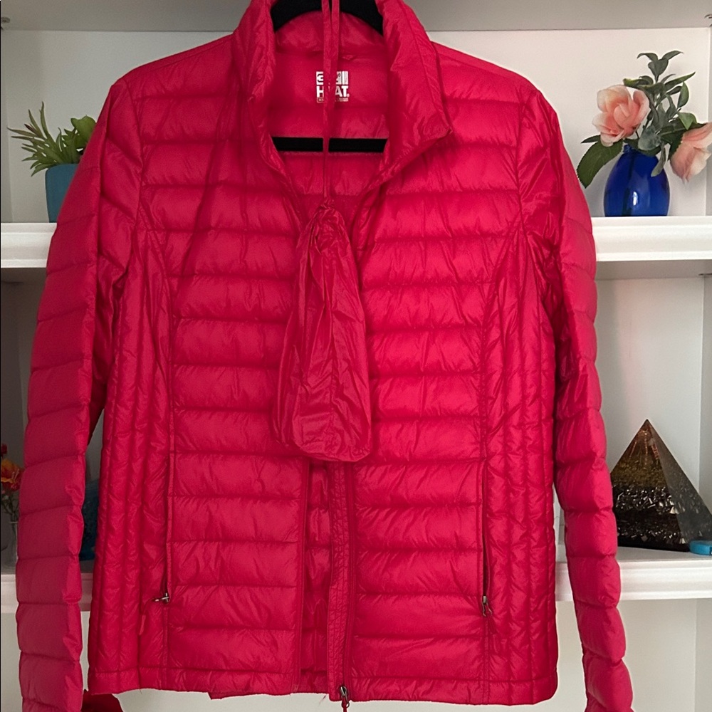 32 Degrees Women's Vibrant Red Puffer Jacket - Picture 1 of 9